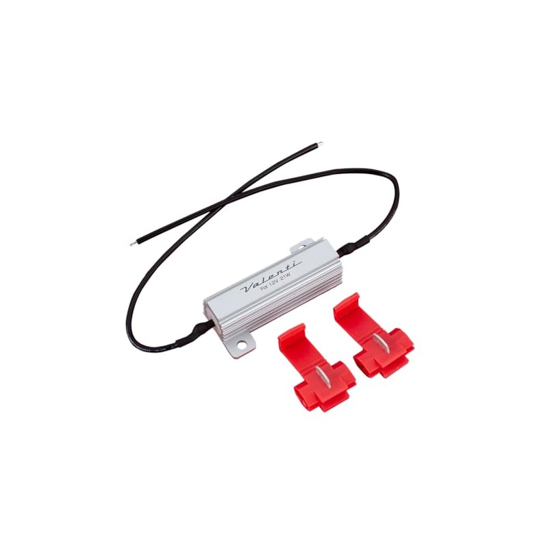 VALENTI SL601-HFC Turn Signal Flash & Bulb Loss Warning Resistance,