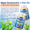 Omega-3 Gummies for Adults, Orange Flavor – Sugar-Free, Algae-Derived DHA