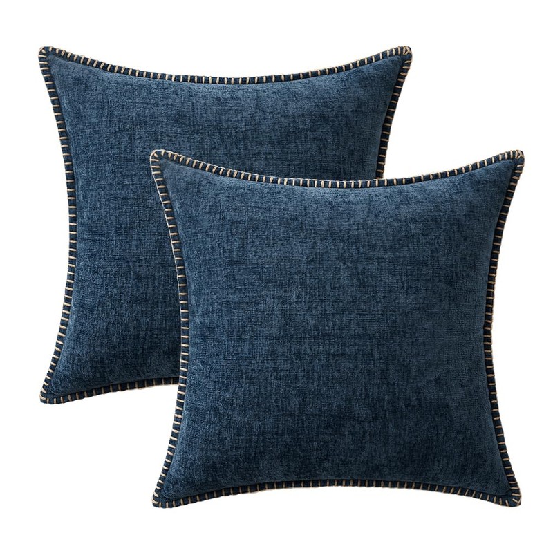 MIULEE Pack of 2 Couch Throw Pillow Covers 18x18 Inch