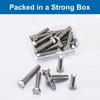 Joamang 1/4-20 x 2-1/2" 10PCS Hex Head Bolts Screws, Stainless