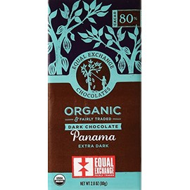 Equal Exchange Organic Dark Chocolate Panama Extra Dark, 2.8 oz