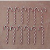 Gisela Graham Christmas Box of 12 Candy Canes Tree Decorations