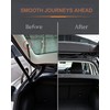 RAMGLYO Car Boot Retaining Strap 2 Pieces + 2 Clips,