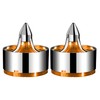 FATECIM 2" Turn Signal Light Covers Turbine Replacement Amber Lenses