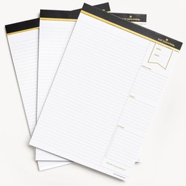 Day Designer Padfolio Inserts, Paper Pads, Perfect for Clipfolio, Includes 3 Notepads with Letter Size Paper (8.25" x 11") (8.25" x 11", Padfolio Inserts - 3 Pack)