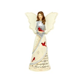 Pavilion Gift Company - in Loving Memory - 7.5" Angel Figurine in Memory Loss Bereavement Funeral Condolence Grief Cardinal Present