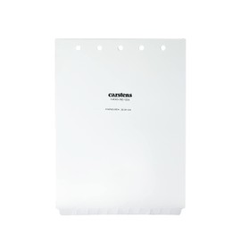 Carstens Heavy Duty Plastic Dividers, 11-Tab, White, Blank, for Top-Opening 2-Ring, 3-Ring and 5-Ring Binders