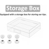 A-Pcas Memory Foam Earbud Tips for Aviot Fully Wireless Earbuds,