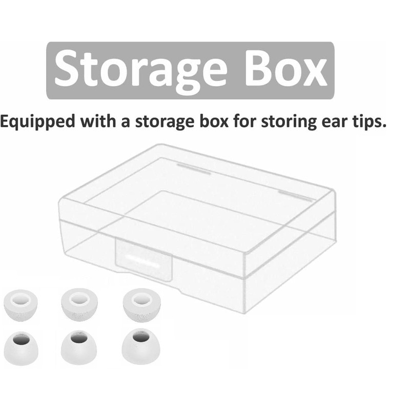 A-Pcas Memory Foam Earbud Tips for Aviot Fully Wireless Earbuds,