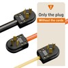 NEMA 10-30P Plug, WINXUS 10-30P 30 Amp 125/250 Volt Angle