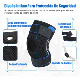 Rodillera Ortopedica Mecánica Rotuliano Varillas Laterales
