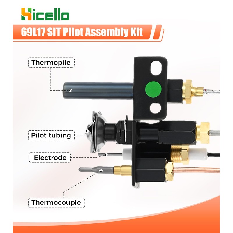 Hicello 69L17 Pilot Assembly Kit Replacement for Lennox Elite, Merit,