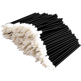 600 pcs Disposable Lip Brushes Kit Brush Wands Brushes Cotton Swab Wands Lipstick Applicator Lint Free Gloss for Lip Makeup Tool