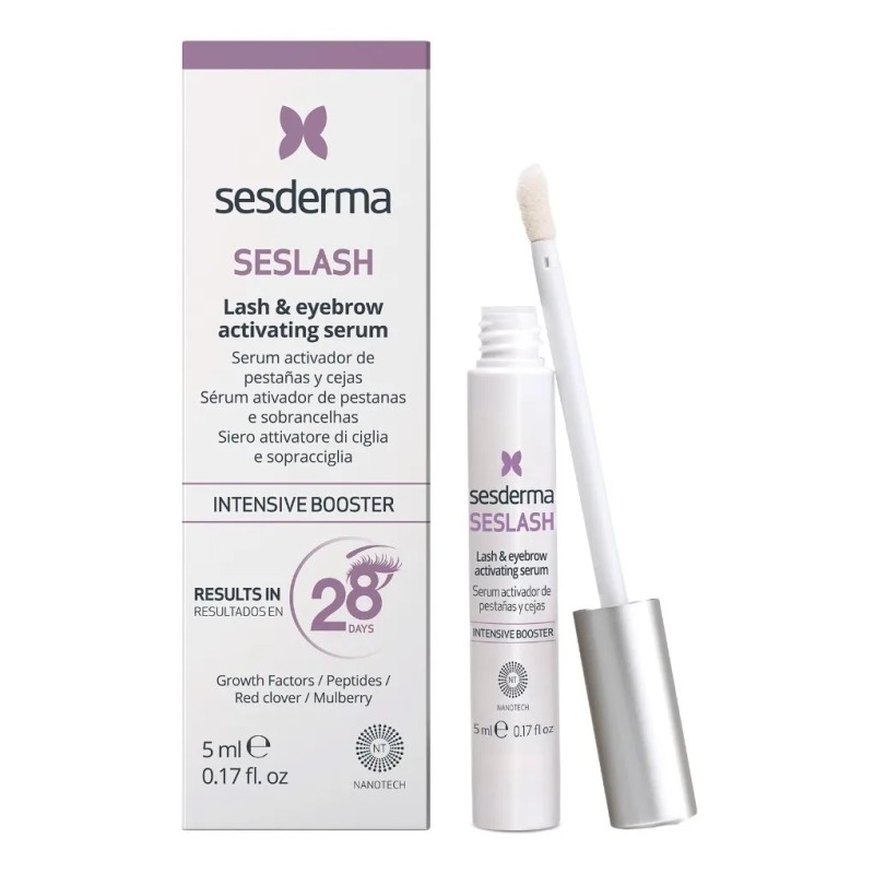 Seslash Serum Activador De Crecimiento De Pestañas Y Cejas