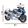 Customize Shatterproof Belt Rubber Bike Cover for 125cc Scooter etc