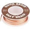 EasyBraid Q-E-25 Quick Braid Desoldering Wick, 0.125" Width, 25' Length