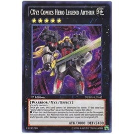 yugioh - CXyz Comics Hero Legend Arthur NUMH-EN042 Unlimited Edition Secret Rare - Number Hunters