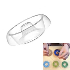 EINCORN Quick Changed Bead Trays Jewelry Making Tool Clear Beading Bowls Spins Beading Bowl Crafting Tool Replacement Bowls
