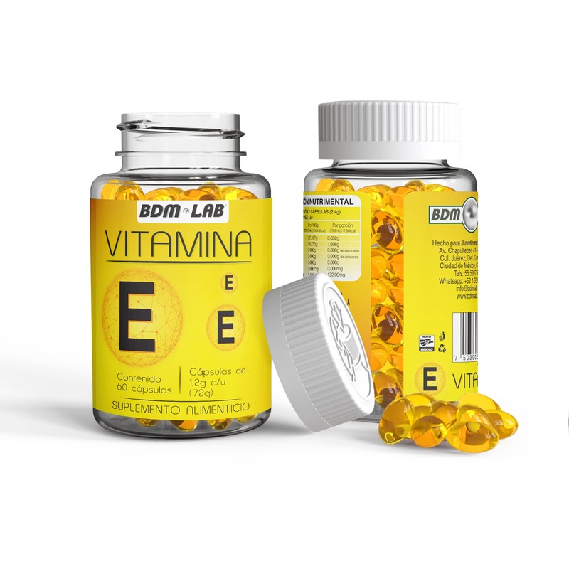 Vitamina E | 3x2 | 60 cápsulas c/u | Suplemento