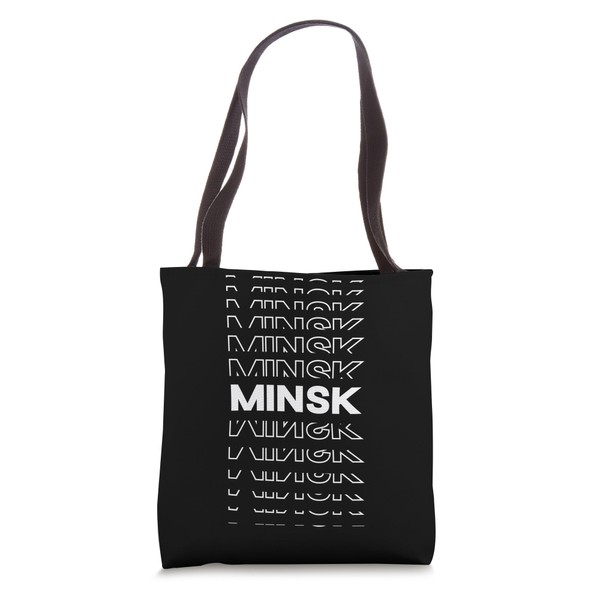 Minimalist City - Belarus Modern Minsk Tote Bag