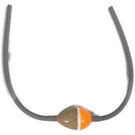 Neckz Floating Sunglasses Straps For Fishing Boating Swimming with Floating Bobber Lookalike (grey orange)