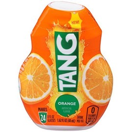 Tang Tang Orange Liquid Concentrate Drink Mix with Vitamin C (1.62 fl oz Bottle) 4 Pack