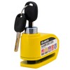 FD-MOTO Alarm Disc Lock & Reminder Cable Yellow