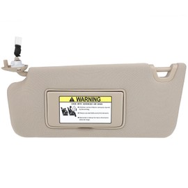 CCIYU Left Driver Side Sun Visor fit for 2008-2012 for Honda for Accord(with Sunroof), Left Side Gray Sun Visor Replace 83280-TA0-A91ZB