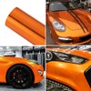 ATMOMO Chrome Mirror Orange Car Vinyl Wrap High Gloss Self-Adhesive