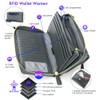 nuoku Womens RFID Wallet Purse Wristlet Crossbody Clutch with Zip