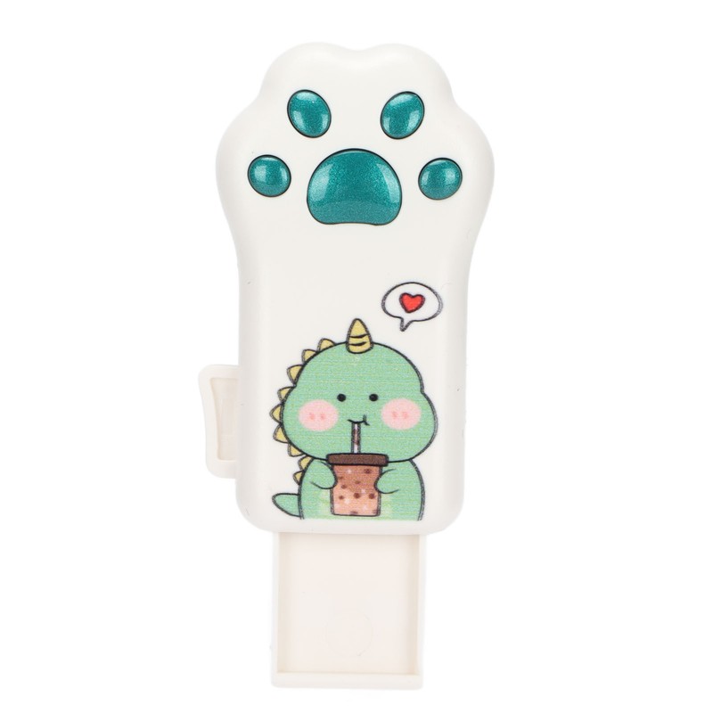 Flash Drive Green Dinosaur Pattern Cat Paw Shape USB2.0 Memory