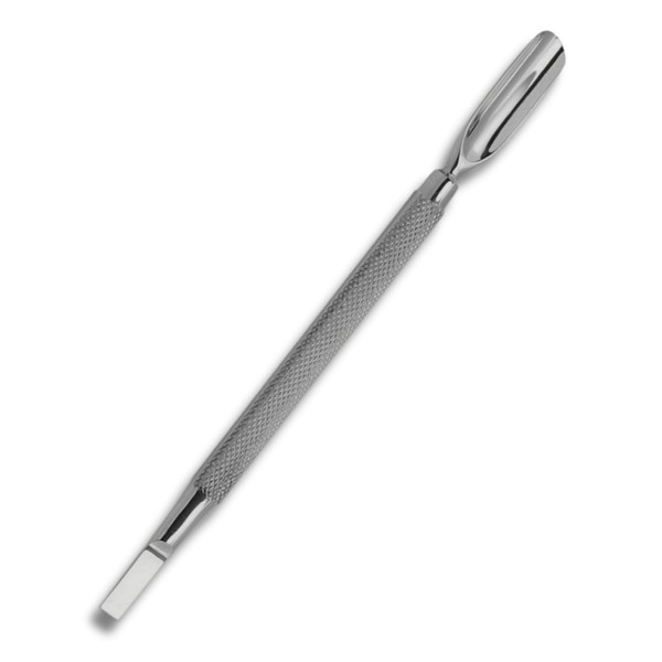 Cuticle Pusher Professional Stainless Steel - Double-Sided Cuticle Tool for