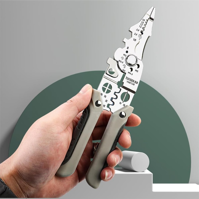New Multi-functional electrician special stripping pliers stripping splitter pliers winding