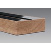 SIGEL VA201 Solid Oak Business Card Holder - Holds up