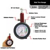 Milton (S-934 Dial Tire Pressure Gauge - Single Head Tire