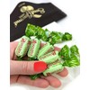 SweetGourmet Sicilian Pistachio Paste Center Filled Hard Candy, Italian Wrapped