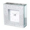 Hestia Glass Mantel Clock.,