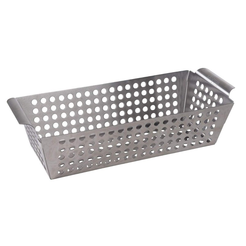 SANTOS Vegetable Basket S/Grill Wok 31.5 x 13.5 x 7.7