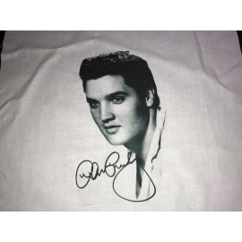 1 Elvis Presley Quilt Block With Signature Autograph SEWING FABRIC MOVIE
