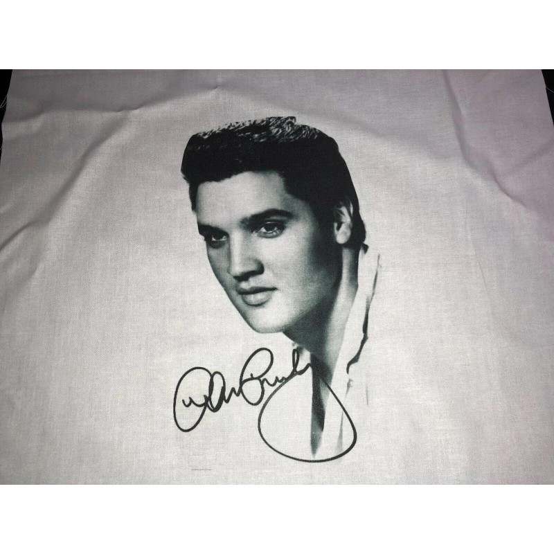 1 Elvis Presley Quilt Block With Signature Autograph SEWING FABRIC