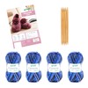 Gründl Complete Felt Wool Knitting Set, 25 x 16 x
