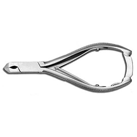Gima - Slanted nail clippers for cutting the nails of the hands and feet, made of stainless steel, length 14 cm.