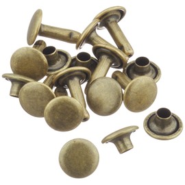 Family Tool (Family Tool) Double-sided kasime Large (Head Diameter 9 mm Set of X Foot Length 12.5 mm) Antique Gold 20 Pairs 56309 