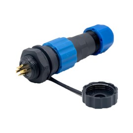 SP13 IP68 Aviation Plug 4 Pin Male and Female SP13 Series 4 Pin Panel Mount Waterproof Satellite Cable Connectors