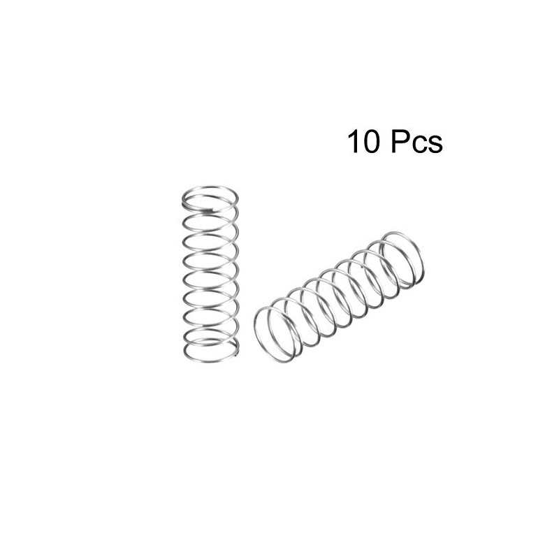 sourcing map Wire Diameter 0.01", OD 0.2", Free Length 0.59"