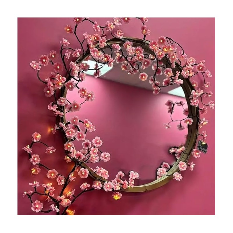 BomKra Cherry Blossoms Willow Vine Wall Decoration - 160 cm