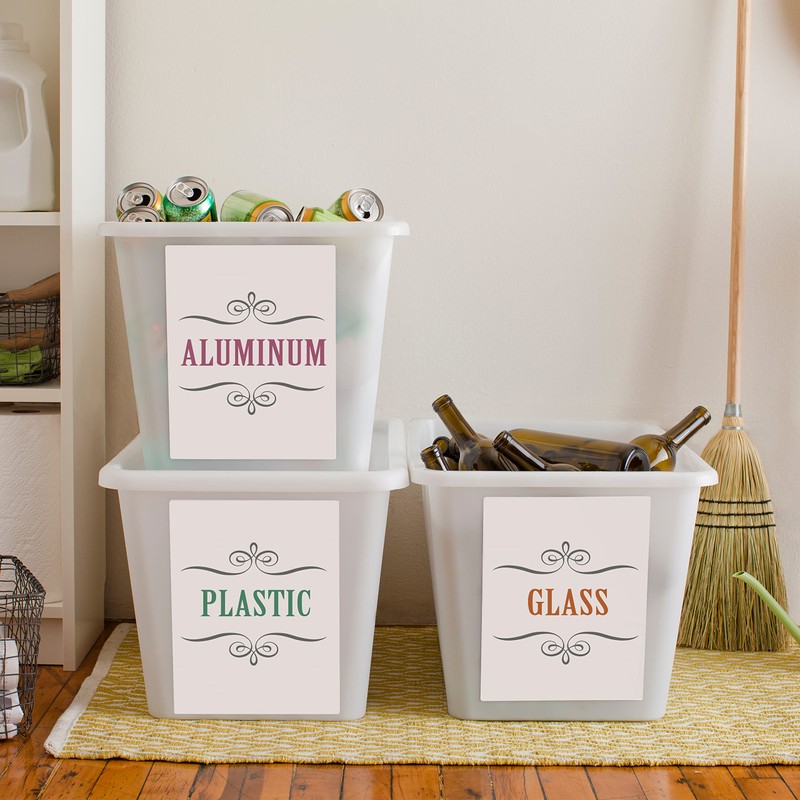 Avery Printable Static Cling Labels, 8.5" x 11", for Laser