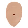 3pcs Lash Mannequin Head Double Layers Realistic Training 3D Rubber
