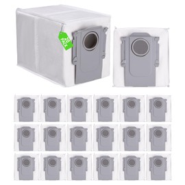 SOBEAU 20 St1ck Staubbeutel Zubeh?rset f1r Roborock Q Revo/Qrevo Pro/Qrevo MaxV/Qrevo S/Qrevo master Roboter,Ersatzbeutel Zubeh?rset Staubsaugerbeutel Ersatzteile