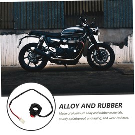 Alipis Remote Starter Switch for Motorcycles Push to Start Ignition Handlebar Accessory Durable Splashproof Wear Resistant Design for Enhanced Safety Performance